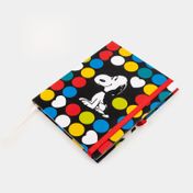 Libreta ejecutiva Snoopy puntos con banda elástica