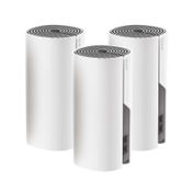 Router tipo mall Deco E4 AC1200 TP-Link x 3 unidades, blanco