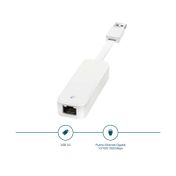 Adaptador USB 3.0 Ethernet TP-Link, blanco
