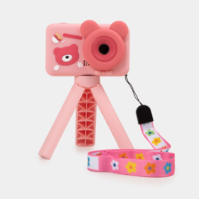 camara-infantil-con-forro-de-silicona-diseno-de-oso-con-tripode-2-7701016800709