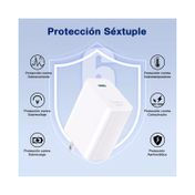 Cargador de pared de 30 W + cable USB-C a USB-C