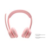 Audífonos tipo diadema Logitech Zone 300, rosados