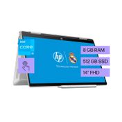 Convertible HP 14-EK1013LA 14" FHD, Intel Core i3, RAM 8 GB, 512 GB SSD, Windows 11, plateado