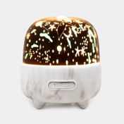 Humidificador de 180ml con luz universo, blanco