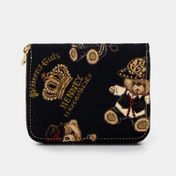 Billetera para dama Henney Bear osos y coronas
