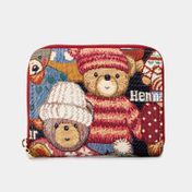 Billetera Henney Bear diseño osos con sweaters