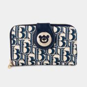 Billetera Henney Bear "HB" azul