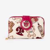 Billetera Henney Bear London con broche