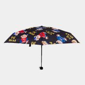 Sombrilla manual de 17.5 cm Henney Bear negra