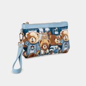 Cosmetiquera Henney Bear osos azul claro