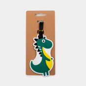 Etiqueta para viaje dinosaurio