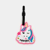 Etiqueta para viaje unicornio