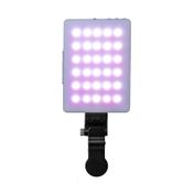 Panel recargable Led VTA de 5 W con soporte, negro