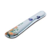 Descansamuñecas de 46 x 8.6 cm flores y aves
