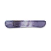 Descansamuñecas de 46 x 8.6 cm, gris con blanco