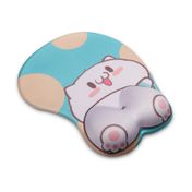 Pad mouse de 26 x 22 cm gato, verde