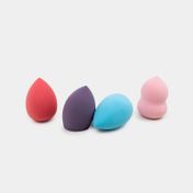 Set de esponja para maquillaje x4 piezas (surtido)