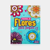 Mándales de flores para peques: libro para colorear