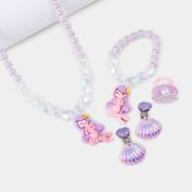 Set de bisutería x4 piezas