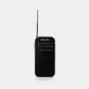 Radio AM/FM de bolsillo Deltrapro de 0.4 W RMS