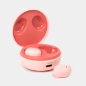 Audífonos in ear XM034 estuche huella, rosado