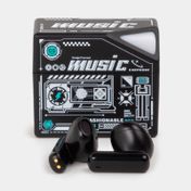 Audífonos in ear XM191 estuche con luz negro
