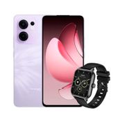 Celular Oppo Reno 13F 5G, RAM 12 GB, 512 GB morado + smartwatch
