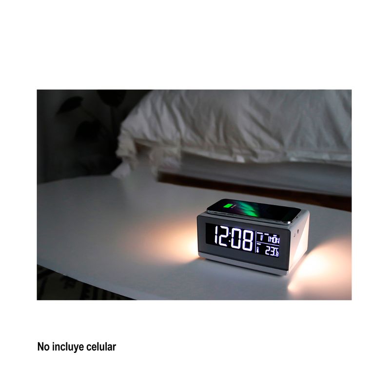 Reloj-digital-de-mesa-con-luz-cargador-inal-10W-blanco-677337