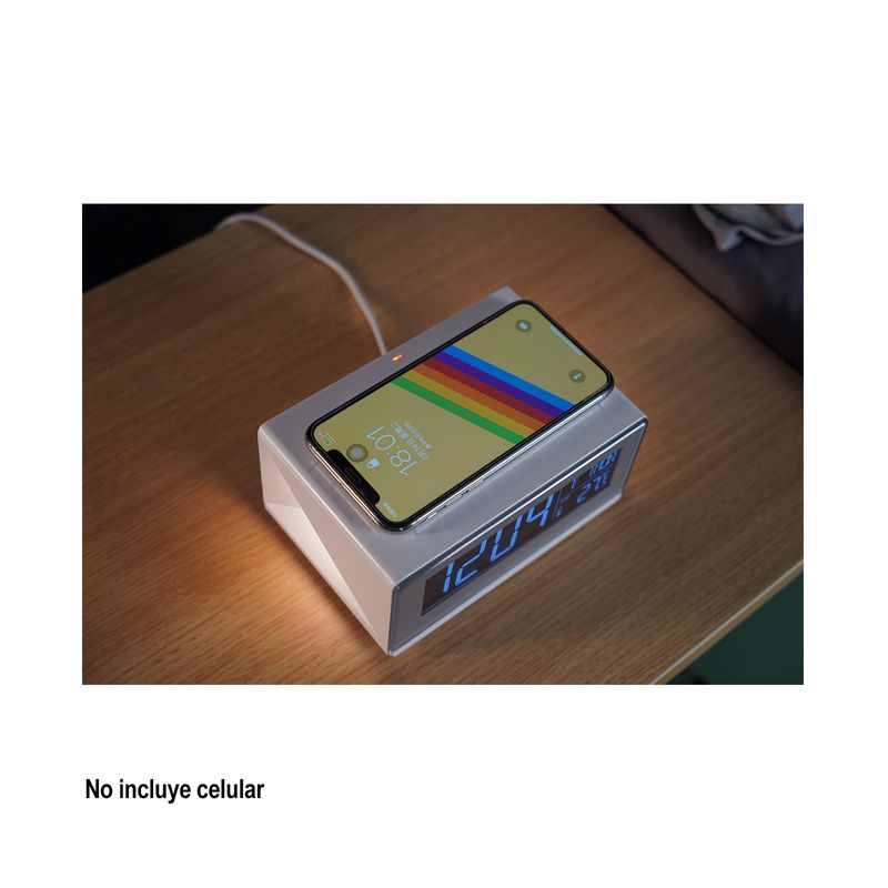 Reloj-digital-de-mesa-con-luz-cargador-inal-10W-blanco-677337