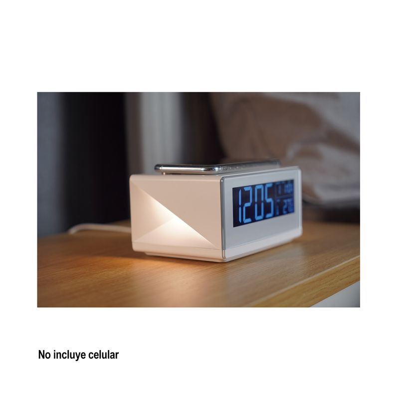 Reloj-digital-de-mesa-con-luz-cargador-inal-10W-blanco-677337