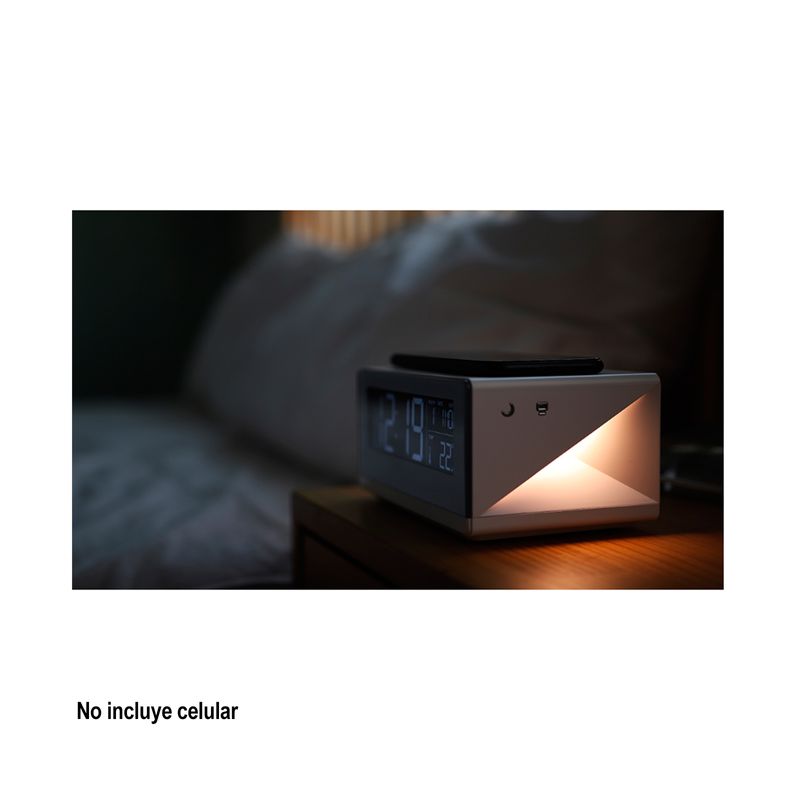 Reloj-digital-de-mesa-con-luz-cargador-inal-10W-blanco-677337