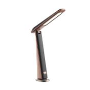 Lámpara de mesa plegable USB, negra
