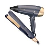 Combo alisadora + secador remington sapphire luxe DS5805GP