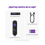 Roku streaming stick HD, negro