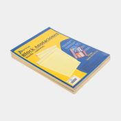 Block de anotaciones cuadriculado tamaño carta x 5 unidades amarillo