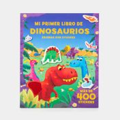 Mi primer libro de dinosaurios escenas con stickers