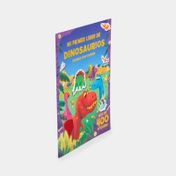 Mi primer libro de dinosaurios escenas con stickers