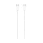 Cable de carga para Apple USB-C a USB-C de 1 m y 60 W, blanco