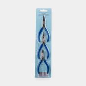 Set de pinzas x3 unidades 11 cm