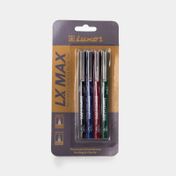 Bolígrafo Luxor LX Max 0.5 mm x 4 unidades