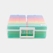 Caja organizadora con 16 compartimientos, multicolor