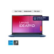 Portátil Lenovo IdeaPad Slim 3, 15.6" FHD, Intel Core i5-12450H, RAM 16 GB, 1 TB SSD, W11