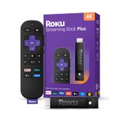 Roku Streaming Stick 4K Plus, negro