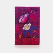 Libreta rayada con cierre magnético, Butterfly