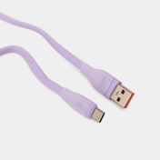 Cable USB-C a USB-A de 1.2 metros, lila