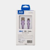 Cable USB-C a USB-A de 1.2 metros, lila