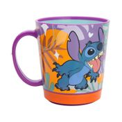 Mug de 410ml antivuelco Stitch aloha