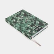 Agenda diaria práctica camuflado 2026