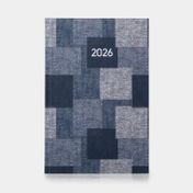Agenda diaria práctica Jean azul 2026