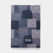 Agenda diaria Premium Jean azul 2026